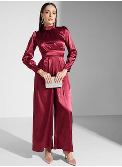 Buy Puff Sleeve Jumpsuit in Saudi Arabia