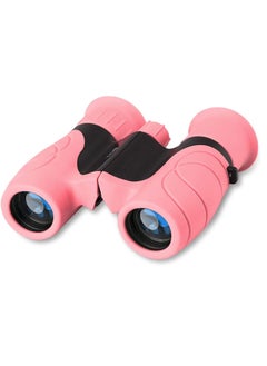 اشتري 8x21 Kids Shockproof Binocular for 3-12 Years Boys Girls Bird Watching Hiking Camping Travel Learning Exploration في الامارات