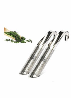 Buy Stainless Steel Tea Infuser Strainer with Long Handle for Loose Tea, Premium Tea Filter for Tea, Rose, Coffee, and Spices - Fine Loose Tea Diffuser in UAE