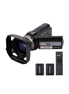 Buy 4K 60FPS Ultra HD Digital Video Camera DV Camcorder 48MP 16X Zoom 3-inch Rotatable LCD Touch Screen WiFi Sharing IR Night Vision Motion Dectection Anti-shaking Time Lapse Slow Motion in UAE