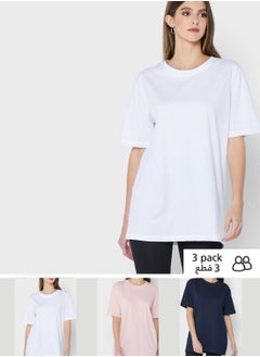 Buy 3 Pack Oversized T-Shirt in Saudi Arabia