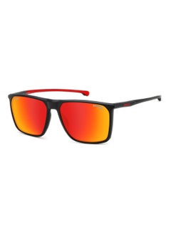 Buy Men's Uv Protection Rectangular Shape  Sunglasses Carduc 034/S Red 46 - Lens Size: 46.1 Mm - Black Red in UAE