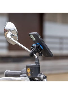 اشتري Motorcycle/Scooter Mirror Mount For Iphone And Samsung Galaxy Phones في الامارات