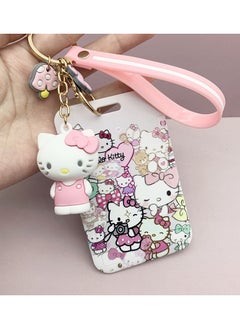 Buy KT Cat Keychain With Card Holder in Saudi Arabia