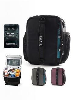 Buy Insulated Lunch Bag - Cooler Bag - Expandable Lunch Bag suitable for Work Office School Travel - Lunch Bag for Men and Women - Lunch Box Leak proof with Adjustable Shoulder Strap in UAE