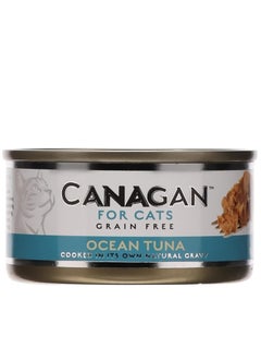 Buy Canagan Ocean Tuna Tin wet Cat Food 75gx12 in UAE