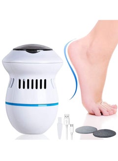 Buy Electric Foot File Smoother Dead Skin Callus Remover for Foot Pedicure Foot Care Foot Grinder Machine with 2 Grinding Heads in UAE