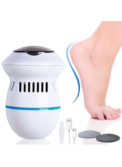 اشتري Electric Foot File Smoother Dead Skin Callus Remover for Foot Pedicure Foot Care Foot Grinder Machine with 2 Grinding Heads في الامارات