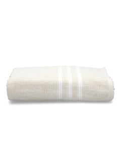 Buy Melange Quick Drying Premium Quality Bath Sheet Beige 81 x 163 cm in Saudi Arabia