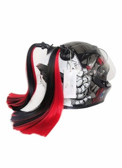 اشتري Helmet Braids, Trim Accessories Matte Hair for Motorcycle Bicycle Skis 2 Pieces في السعودية