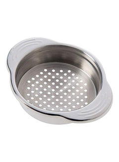 Buy Stainless Steel Food Can Strainer Silver 11.9x9.5x2.6cm in Saudi Arabia