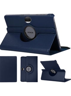 Buy Case Compatible with Honor Pad 9 12.1 Inch Tablet, PU Leather Case 360° Rotatable Multi-Angle Protection Stand Protective Case for Honor Pad 9 (Dark Blue) in Saudi Arabia