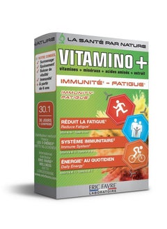 اشتري Vitamino Immunity and Fatigue Multivitamins Minerals and Amino Acids 30 Capsules في الامارات