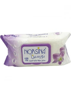 Buy Wet Wipes Orchid 120 PCS in Saudi Arabia