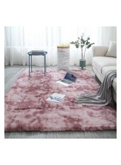 Buy Fluffy Shag Area Rugs Super Soft Bedroom Carpets Luxury Non-Slip Floor Rugs for Home Dorm Decorative Light camel 120*160 in Saudi Arabia