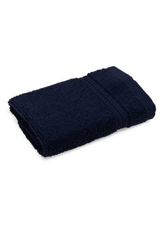 اشتري Just Home Face Towel, Navy Blue - 350 GSM, 30x30 cm في الامارات