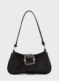 Buy Buckle Baguette Shoulder Bag in Saudi Arabia