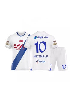 اشتري M MIAOYAN Neymar Riyadh Crescent No. 10 away jersey football jersey set match training jersey في السعودية