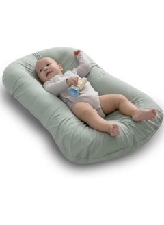 Buy Baby Nest Baby Lounger - Baby Nest Pillow Soft Organic Cotton Breathable Lounger For 0-12months,Portable Baby Bed Infant Newborn Nest Lounger Pillow in UAE