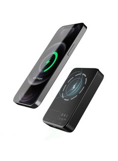 اشتري 5000.0 mAh 5000mAh Fast Magnetic Wireless Portable Power Bank Charger for Apple iPhone 12 Series Black في الامارات