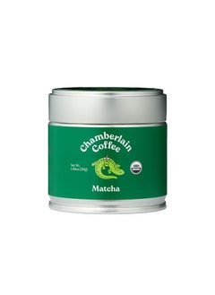 اشتري Chamberlain Coffee 100% Organic Matcha Japanese Green Tea Powder, Vegan, Gluten-Free 1oz tin في الامارات