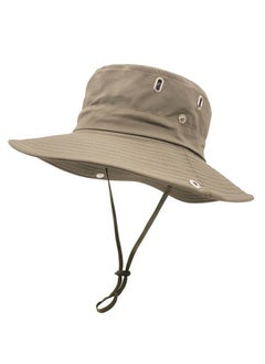 Buy Summer Fisherman Hat Unisex Breathable Men's Hat Trekking Bucket Hat for Safari Running in Saudi Arabia