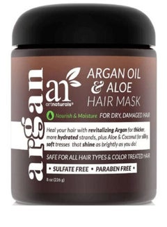 Buy Argan Oil and Aloe Hair Mask 226 g in Saudi Arabia