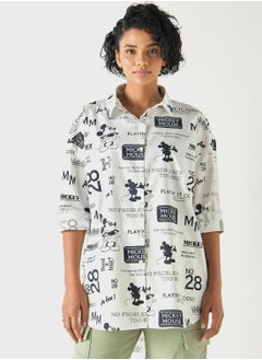 اشتري Mickey Mouse Print Shirt في الامارات