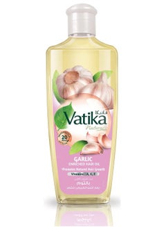 Buy Vatika Naturals Garlic Enriched Hair Oil | Goodness 300 ml in UAE