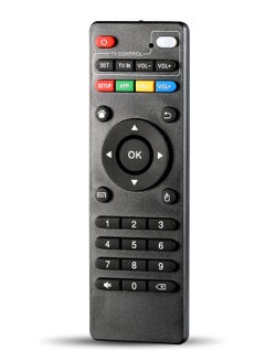 Buy Replacement IR Remote Control For Android TV Box H96 MAX/V88/MXQ/TX6/T95X/T95Z Plus/TX3 X96 Mini Black in UAE