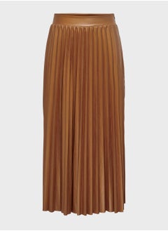 Buy High Waist Pleated Skirt in UAE