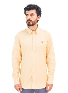 اشتري Men's Lion Oxford Shirt - Yellow في السعودية