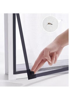 اشتري Magnetic Window Screen, SYOSI DIY Window Screen Anti Mosquito Mesh Window Screens for House Windows Magnetic Screen Window Adjustable Net Fiberglass Fine Screen with Grey Mesh (39''x59'' في الامارات