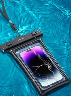 Buy Universal Waterproof Case Cell Phone Pouch Dry Bag Compatible with iPhone 13 Pro Mini, iPhone 12 11 X XR XS, Samsung Galaxy S21 S20 all 4.0-7'' Phone Black in UAE