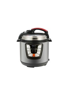 Buy Electric Pressure Cooker, 6 Liters, 1000 Watts, Silver - Sk-2401 in Egypt