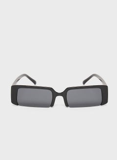 Buy Semi Rim Rectangular Frame Sunglasses in Saudi Arabia