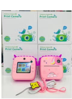 Buy Instant Print Digital Kids Camera Gifts For Boys And Girls Children Paper Shoot Photo Video Cameras Toy Outdoor in UAE