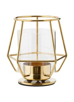 Buy Tealight Holder Gold Colour 10 Cm in Saudi Arabia