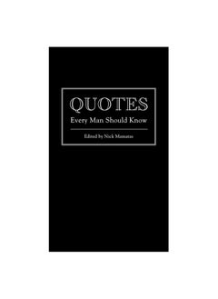 Buy Quotes Every Man Should Know Hardcover in UAE