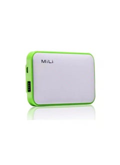 Buy MiLi H-I1801X POWER Star II 6000mAh Power Bank -White/Green in Egypt