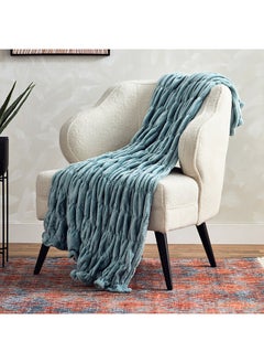 Buy Helen Elastic Stiched Throw 152 x 127 cm in Saudi Arabia