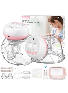 Buy Wearable Electric Breast Pump Hands Free, 12 Levels 3 Modes Double Wearable Breastpump, Portable 1200mAH, LCD, Quiet and Painless(2 Pcs) in UAE