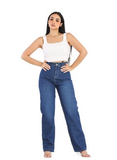 Buy Women's street jeans, blue in Egypt