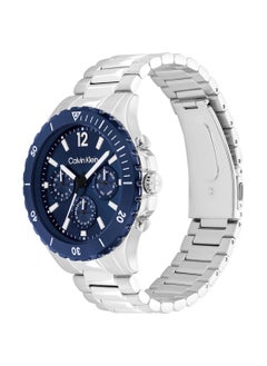 Buy Analog Round Waterproof  Wrist Watch With Stainless Steel 25200115 in Saudi Arabia