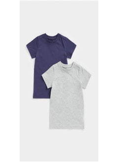 اشتري Navy and Grey T Shirts 2 Pack في السعودية