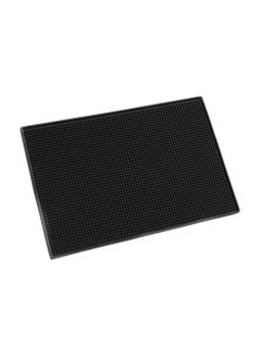 Buy Bar mat black rubber 30 * 45 cm in UAE