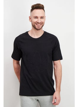 Buy Men Regular Fit Short Sleeve Outdoors T-shirt, Black in UAE