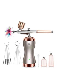 Buy Electric Airbrush, Home Nail Art Airbrush Kit, Cordless Compressor in UAE