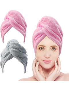 اشتري Microfiber Hair Towel for Curly Hair,  Turbans for Wet Hair Drying Towels,  Fast Dry Hair Towel Wrap, 26 Inch10 Inch في السعودية