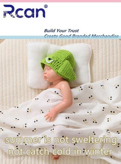 Buy Baby Blanket Organic Cotton Super Soft Cozy Throw Blanket Cartoon Breathable Newborn Swaddle Blanket for Baby Boys and Girls in Saudi Arabia